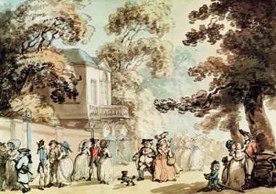 Spring Gardens, Ranelagh von Thomas Rowlandson